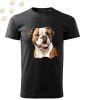 Amerikai Bulldog (01) mintás Férfi-unisex póló - Több színben