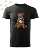 Amerikai Staffordshire Terrier (Amstaff) (01) mintás Férfi-unisex póló - Több színben