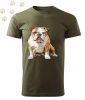 Angol Bulldog (03) mintás Férfi-unisex póló - Több színben