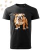 Angol Bulldog (04) mintás Férfi-unisex póló - Több színben