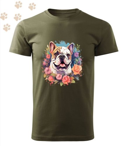 Angol Bulldog (06) mintás Férfi-unisex póló - Több színben