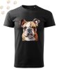 Angol Bulldog (10) mintás Férfi-unisex póló - Több színben