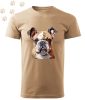 Angol Bulldog (10) mintás Férfi-unisex póló - Több színben