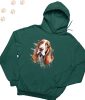 Basset Hound (05) mintás kapucnis pulóver - Több színben