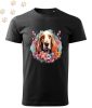 Basset Hound (06) mintás Férfi-unisex póló - Több színben