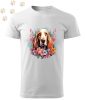 Basset Hound (06) mintás Férfi-unisex póló - Több színben