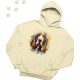 Basset Hound (07) mintás kapucnis pulóver - Több színben