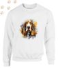 Basset Hound (07) mintás kereknyakú pulóver - Több színben