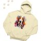 Basset Hound (09) mintás kapucnis pulóver - Több színben