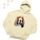 Basset Hound (13) mintás kapucnis pulóver - Több színben