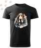 Basset Hound (14) mintás Férfi-unisex póló - Több színben