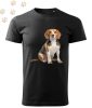 Beagle (02) mintás Férfi-unisex póló - Több színben