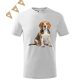 Beagle (02) mintás Gyerek póló - Több színben