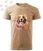 Beagle (03) mintás Férfi-unisex póló - Több színben