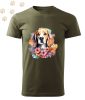 Beagle (05) mintás Férfi-unisex póló - Több színben