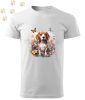 Beagle (07) mintás Férfi-unisex póló - Több színben