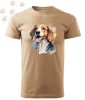 Beagle (08) mintás Férfi-unisex póló - Több színben