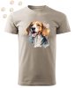 Beagle (08) mintás Férfi-unisex póló - Több színben