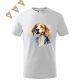 Beagle (08) mintás Gyerek póló - Több színben