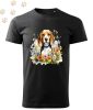 Beagle (09) mintás Férfi-unisex póló - Több színben