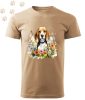 Beagle (09) mintás Férfi-unisex póló - Több színben