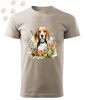 Beagle (09) mintás Férfi-unisex póló - Több színben