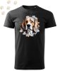 Beagle (10) mintás Férfi-unisex póló - Több színben