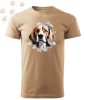 Beagle (10) mintás Férfi-unisex póló - Több színben