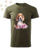 Beagle (11) mintás Férfi-unisex póló - Több színben