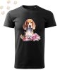 Beagle (11) mintás Férfi-unisex póló - Több színben