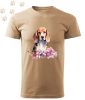 Beagle (11) mintás Férfi-unisex póló - Több színben