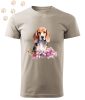 Beagle (11) mintás Férfi-unisex póló - Több színben