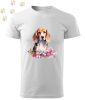 Beagle (11) mintás Férfi-unisex póló - Több színben