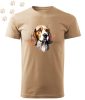 Beagle (12) mintás Férfi-unisex póló - Több színben