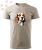 Beagle (12) mintás Férfi-unisex póló - Több színben