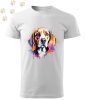 Beagle (15) mintás Férfi-unisex póló - Több színben