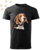 Beagle (16) mintás Férfi-unisex póló - Több színben