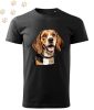 Beagle (17) mintás Férfi-unisex póló - Több színben