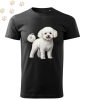 Bichon Frise (02) mintás Férfi-unisex póló - Több színben