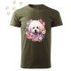 Bichon Frise (03) mintás Férfi-unisex póló - Több színben
