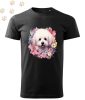 Bichon Frise (03) mintás Férfi-unisex póló - Több színben