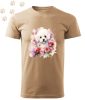 Bichon Frise (06) mintás Férfi-unisex póló - Több színben