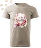 Bichon Frise (06) mintás Férfi-unisex póló - Több színben