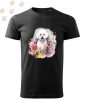 Bichon Frise (07) mintás Férfi-unisex póló - Több színben