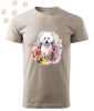 Bichon Frise (07) mintás Férfi-unisex póló - Több színben