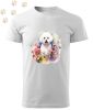 Bichon Frise (07) mintás Férfi-unisex póló - Több színben