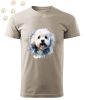 Bichon Frise (08) mintás Férfi-unisex póló - Több színben