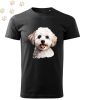 Bichon Frise (09) mintás Férfi-unisex póló - Több színben