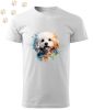 Bichon Frise (10) mintás Férfi-unisex póló - Több színben