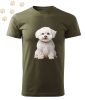 Bichon Frise (14) mintás Férfi-unisex póló - Több színben